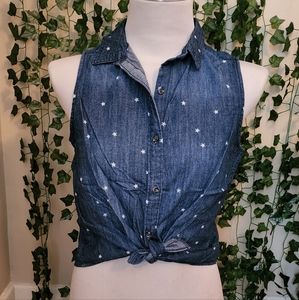 Denim Button Down Shirt